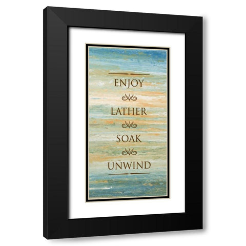 Bath Sunset I Black Modern Wood Framed Art Print with Double Matting by Gonzalez, Roberto