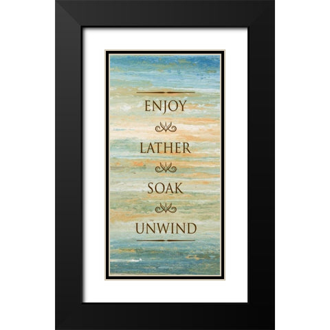 Bath Sunset I Black Modern Wood Framed Art Print with Double Matting by Gonzalez, Roberto