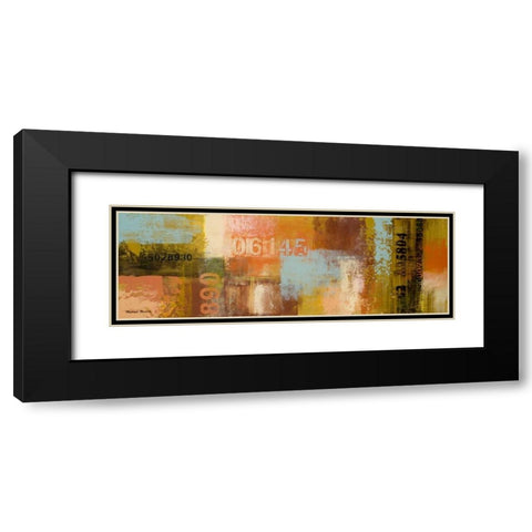 Departures I Black Modern Wood Framed Art Print with Double Matting by Marcon, Michael