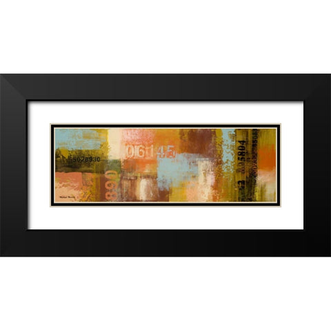 Departures I Black Modern Wood Framed Art Print with Double Matting by Marcon, Michael