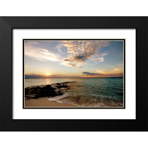 Bimini Afternoon Black Modern Wood Framed Art Print with Double Matting by Bryant, Susan