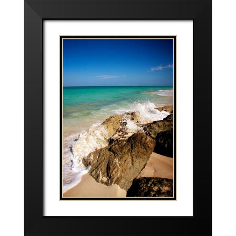 Rising Tide I Black Modern Wood Framed Art Print with Double Matting by Bryant, Susan