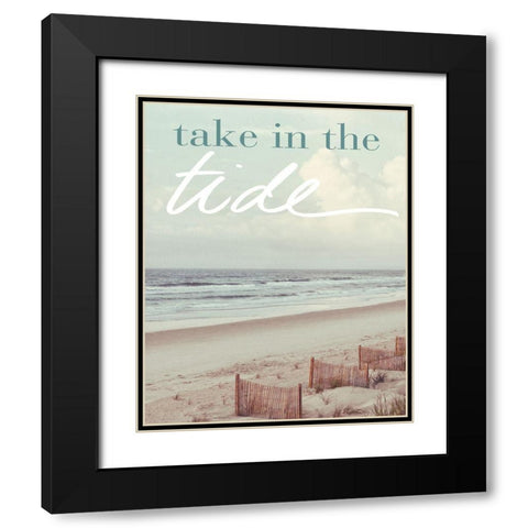 Take in the Tide Black Modern Wood Framed Art Print with Double Matting by Mansfield, Kathy