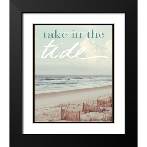 Take in the Tide Black Modern Wood Framed Art Print with Double Matting by Mansfield, Kathy
