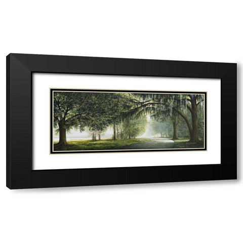 Lake Shore Drive Black Modern Wood Framed Art Print with Double Matting by Nawrocke, Bruce