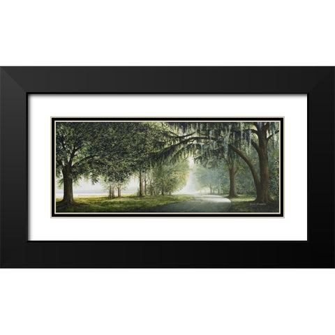 Lake Shore Drive Black Modern Wood Framed Art Print with Double Matting by Nawrocke, Bruce