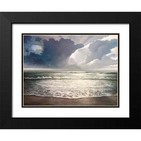A New Beginning Black Modern Wood Framed Art Print with Double Matting by Nawrocke, Bruce