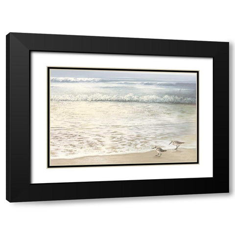 Strolling Along Black Modern Wood Framed Art Print with Double Matting by Nawrocke, Bruce