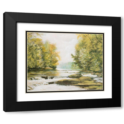 Firemens Park Black Modern Wood Framed Art Print with Double Matting by Nawrocke, Bruce