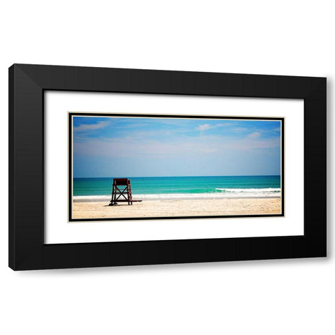 Off Duty Black Modern Wood Framed Art Print with Double Matting by Peck, Gail