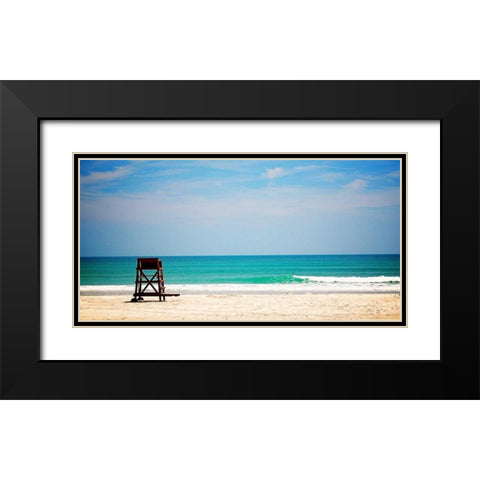 Off Duty Black Modern Wood Framed Art Print with Double Matting by Peck, Gail