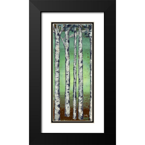 Tall Trees II Black Modern Wood Framed Art Print with Double Matting by Medley, Elizabeth