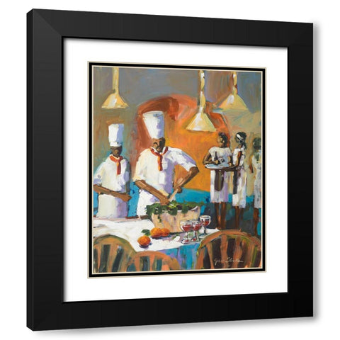 A Touch of Spice III Black Modern Wood Framed Art Print with Double Matting by Slivka, Jane