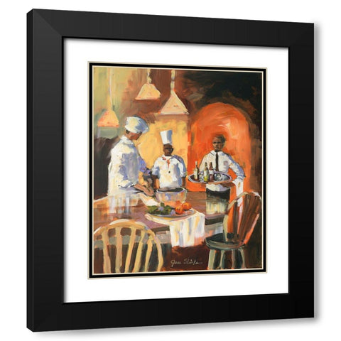 A Touch of Spice IV Black Modern Wood Framed Art Print with Double Matting by Slivka, Jane