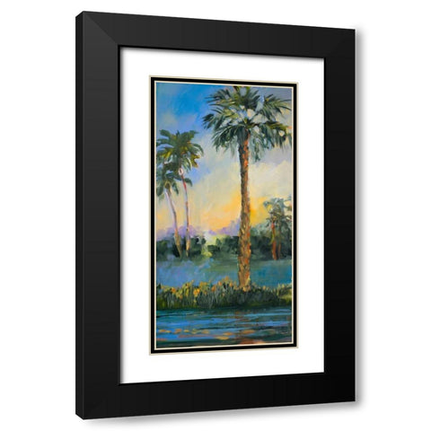 At Sunset Black Modern Wood Framed Art Print with Double Matting by Slivka, Jane