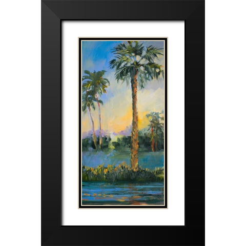 At Sunset Black Modern Wood Framed Art Print with Double Matting by Slivka, Jane