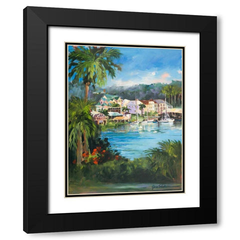 Getaway Black Modern Wood Framed Art Print with Double Matting by Slivka, Jane