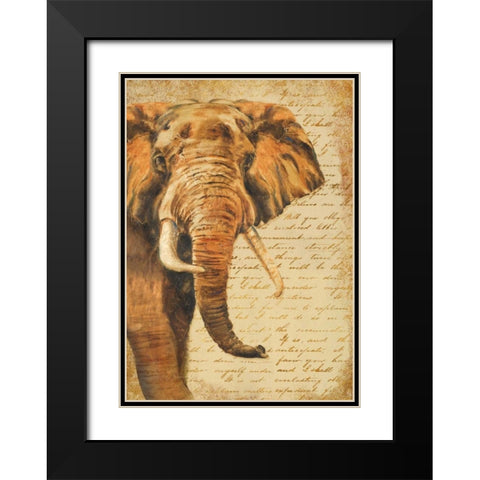 Madagascar Safari III Black Modern Wood Framed Art Print with Double Matting by Pinto, Patricia