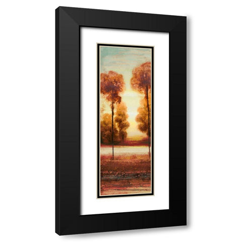Vibrant Land I Black Modern Wood Framed Art Print with Double Matting by Marcon, Michael