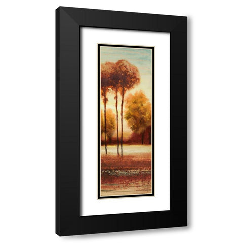 Vibrant Land II Black Modern Wood Framed Art Print with Double Matting by Marcon, Michael