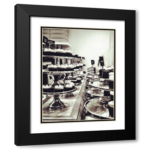 Sweet Tooth I Black Modern Wood Framed Art Print with Double Matting by Acosta
