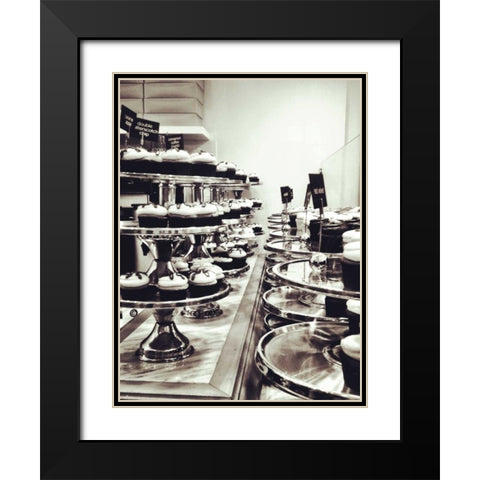 Sweet Tooth I Black Modern Wood Framed Art Print with Double Matting by Acosta