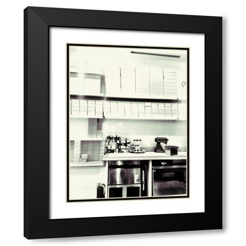 Sweet Tooth II Black Modern Wood Framed Art Print with Double Matting by Acosta
