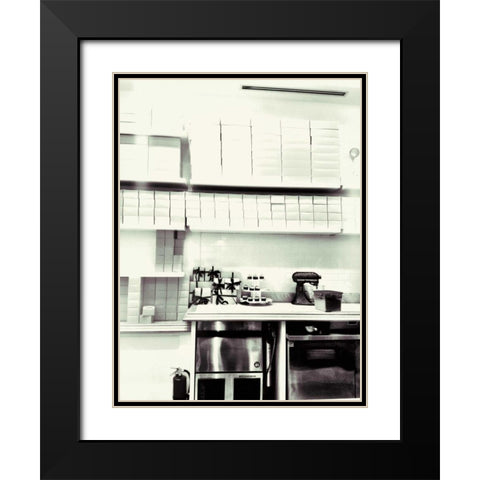 Sweet Tooth II Black Modern Wood Framed Art Print with Double Matting by Acosta