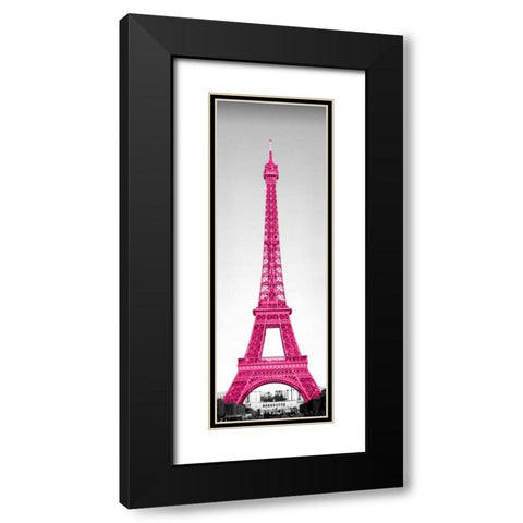 Pretty in Paris Black Modern Wood Framed Art Print with Double Matting by Navas, Emily