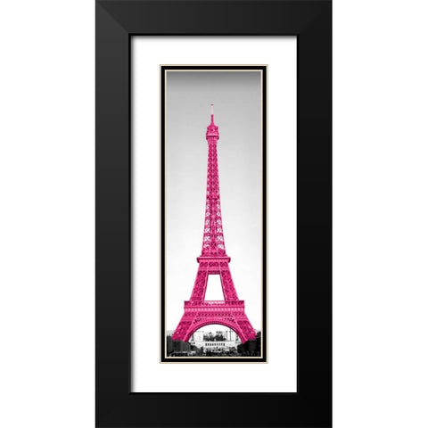 Pretty in Paris Black Modern Wood Framed Art Print with Double Matting by Navas, Emily
