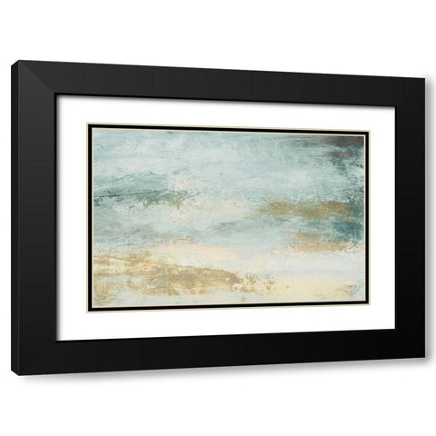Open Glow Horizon II Black Modern Wood Framed Art Print with Double Matting by Marcon, Michael