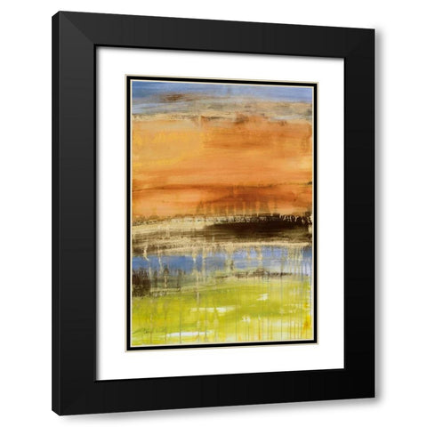 September Rain II Black Modern Wood Framed Art Print with Double Matting by Loreth, Lanie