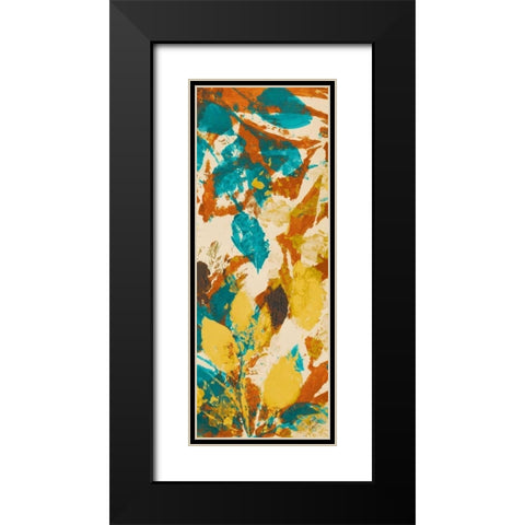 Leaves Galore I Black Modern Wood Framed Art Print with Double Matting by Loreth, Lanie