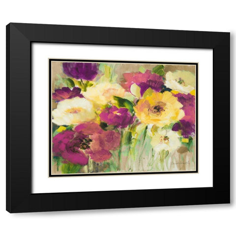 Deep in Purple II Black Modern Wood Framed Art Print with Double Matting by Loreth, Lanie