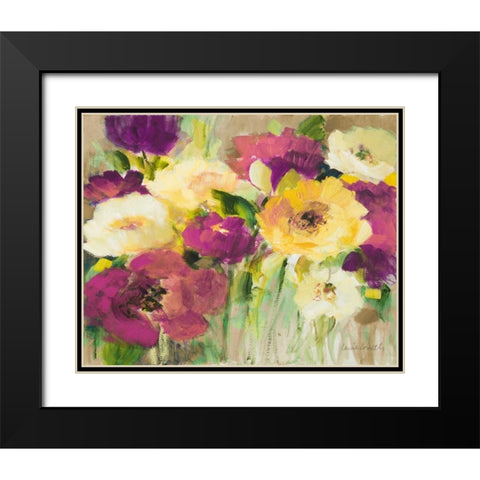 Deep in Purple II Black Modern Wood Framed Art Print with Double Matting by Loreth, Lanie