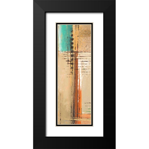 Energy Panel I Black Modern Wood Framed Art Print with Double Matting by Pinto, Patricia