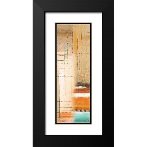 Energy Panel II Black Modern Wood Framed Art Print with Double Matting by Pinto, Patricia