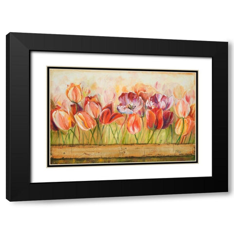 Spring Beauty Black Modern Wood Framed Art Print with Double Matting by Pinto, Patricia