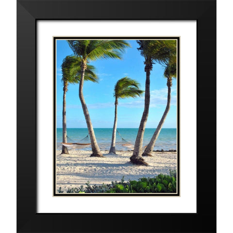 Shoreside Retreat Black Modern Wood Framed Art Print with Double Matting by Peck, Gail