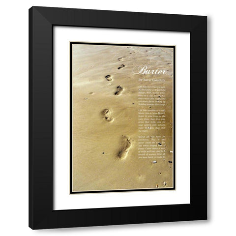 Beautiful and Splendid Black Modern Wood Framed Art Print with Double Matting by Peck, Gail