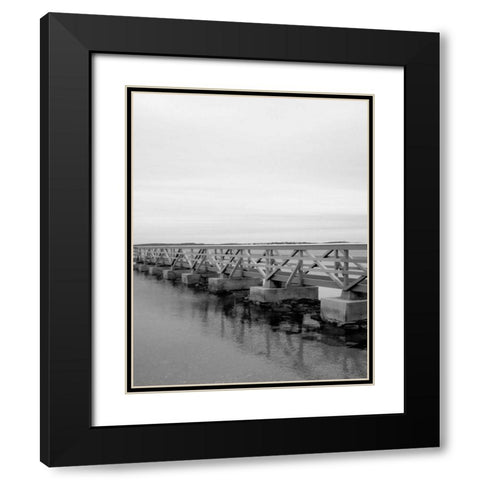 Looking Out II Black Modern Wood Framed Art Print with Double Matting by Rodriguez, Jairo