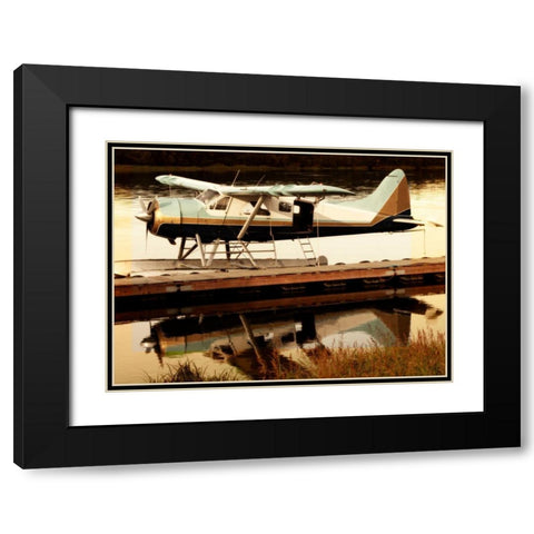Short Trip I Black Modern Wood Framed Art Print with Double Matting by Mansfield, Kathy
