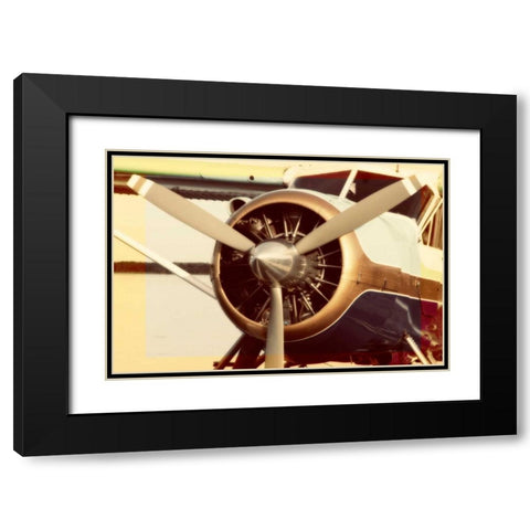 Short Trip II Black Modern Wood Framed Art Print with Double Matting by Mansfield, Kathy