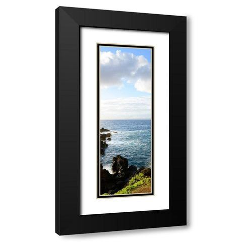 Overlooking the Bluffs I Black Modern Wood Framed Art Print with Double Matting by Nawrocke, Bruce