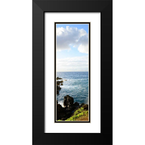 Overlooking the Bluffs I Black Modern Wood Framed Art Print with Double Matting by Nawrocke, Bruce