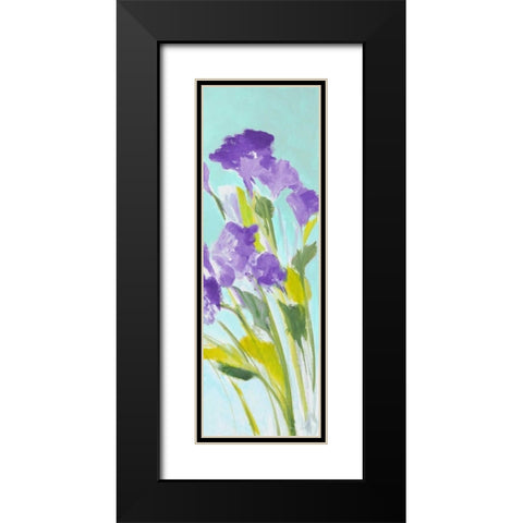 Violet Bella II Black Modern Wood Framed Art Print with Double Matting by Loreth, Lanie