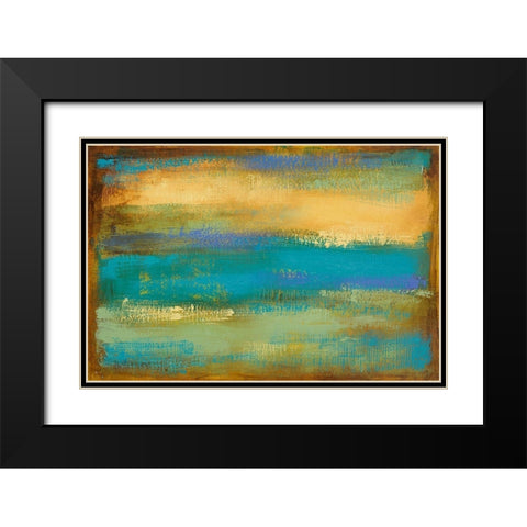 Spring Landscape Black Modern Wood Framed Art Print with Double Matting by Loreth, Lanie