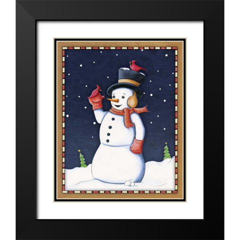 In the Spirit I Black Modern Wood Framed Art Print with Double Matting by Josefina