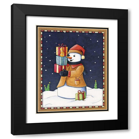 In the Spirit IV Black Modern Wood Framed Art Print with Double Matting by Josefina