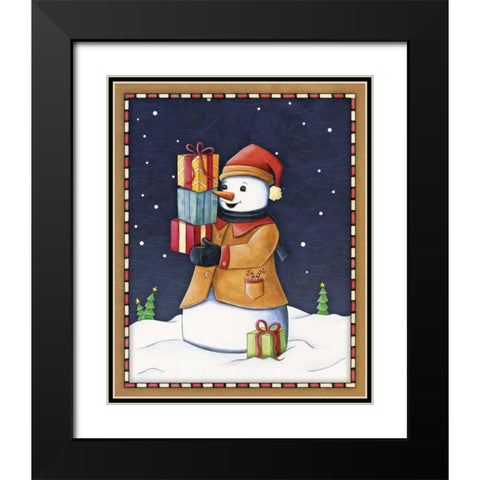 In the Spirit IV Black Modern Wood Framed Art Print with Double Matting by Josefina